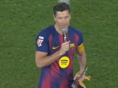 Piękne słowa Lewandowskiego na pożegnanie z Barceloną. Reakcja Camp Nou mówi wszystko
