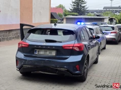 Kolizja trzech aut na Westerplatte