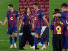 Lewandowscy uchwyceni przez paparazzi na pustym Camp Nou. Wzruszające chwile po pożegnalnym meczu Roberta (ZDJĘCIA)