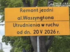 Frezowanie w Alei Waszyngtona. Utrudnienia od środy, 20 maja
