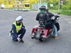 Zielona Góra. Kontrole motocyklistów i motorowerzystów, w weekend dużo mandatów (ZDJĘCIA)