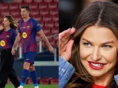 Robert żegnał się z Camp Nou, a Ann subtelnie przypomniała, co jej zawdzięcza? "Za każdym sukcesem mężczyzny STOI KOBIETA"