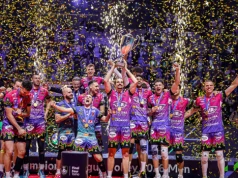 Finał siatkarskiej Ligi Mistrzów. Sir Sicoma Perugia z trofeum. Warta Zawiercie srebrna