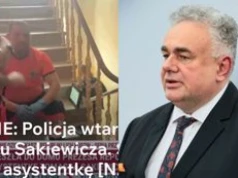 Policjanci wtargnęli do mieszkania Tomasza Sakiewicza. Zastali szefa TV Republika BEZ SPODNI: "Film mógłby narazić go na śmieszność"