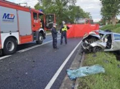 DK 22. Tragiczny wypadek pod Człuchowem. Dwie osoby nie żyją