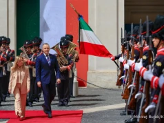 Rzym. Nawrocki rozmawiał z premier Włoch Giorgią Meloni
