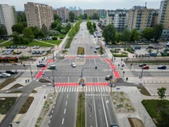Udostępniono przejazdy rowerowe na skrzyżowaniu Powstańców Śląskich z Wrocławską. "Projekt miał długą drogę do realizacji"