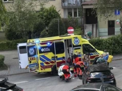 Potrącenie rowerzysty na ul Słowackiego. Na miejscu ratownicy i policja