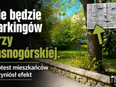 Nie będzie parkingów przy Jasnogórskiej. Protest mieszkańców przyniósł efekt!