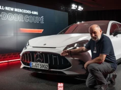 Widziałem Mercedesa AMG GT  4-Door Coupe. To elektryk, ma silniki o mocy 1169 KM, ale wydaje odgłosy jak rasowe V8