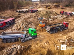 Pył z budowy Trasy Północnej utrapieniem dla mieszkańców