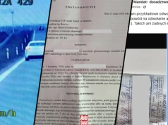 Dostał 5 tys. zł mandatu za prędkość. Wykręcił się, bo policjant nabazgrał na druczku