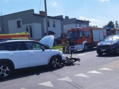 12-latek na jednośladzie wjechał w samochód (ZDJĘCIA)