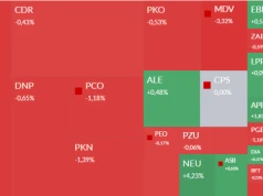 Mapa GPW: Pepco, cyber_Folks, Neuca, Virtus i Selvita w centrum uwagi