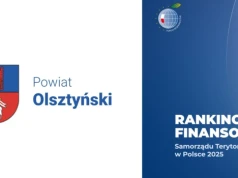 Sukces finansowy Powiatu Olsztyńskiego. Znamy wyniki prestiżowego Rankingu Finansowego Samorządu Terytorialnego