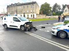 Zderzenie na skrzyżowaniu Rudzkiej i Książęcej. Policja apeluje o ostrożność