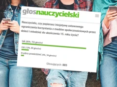 Ankieta Głosu. Media społecznościowe nie dla dzieci – 4/5 głosujących nauczycieli popiera zakaz