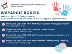 MOPS w Częstochowie zaprasza na konsultacje ze specjalistami i warsztaty dla dzieci