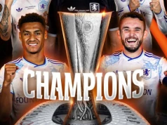 Finał Ligi Europy UEFA 2026 w Stambule. Aston Villa z pucharem