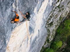 Alex Huber otwiera „Feuersalamande” (8b, 10 wyciągów) na Gössler Wand