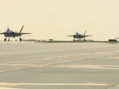 Wylądowały w bazie w Łasku. Pierwsze F-35 już w Polsce