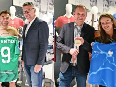 Nowe eksponaty w Galerii Radomskiego Sportu. Swoje pamiątki przekazali Leandro i Agata Kaczmarska