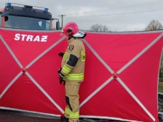 Kierowca quada zginął w Starej Bordziłówce. Droga jest całkowicie zablokowana