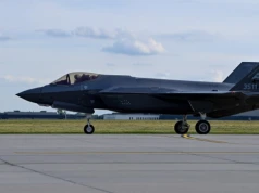 Pierwsze polskie F-35 wylądowały w Łasku. „Polska jest od dzisiaj bezpieczniejsza”