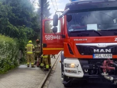Paliła się skrzynka elektryczna