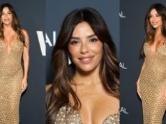 Zniewalająca Eva Longoria i jej kreacja WYSADZANA PERŁAMI pozdrawiają z ostatniego dnia Cannes (ZDJĘCIA)