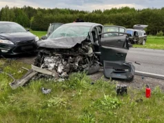 Poważny wypadek na DK-63 w gminie Łuków. Zderzyły się trzy samochody