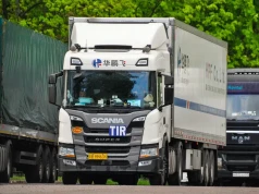Scania 460G z chińskiej firmy: 150 km od polskiej granicy, 10 tys. kilometrów od bazy