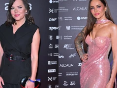 Kwaśniewska zachwyciła w czerni na Fryderykach. Suknia Drzewieckiej skradła całe show