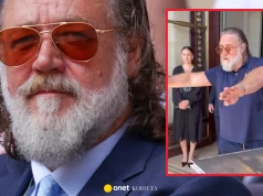 Russell Crowe wygrażał fanom w Paryżu. Nagranie obiegło sieć