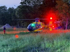 Eksplozja pieca w domu pod Gnieznem. Lądował śmigłowiec LPR