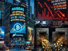 SEC Approves Nasdaq Bitcoin Index Options — But a $1.55 Billion ETF Exodus Tells a Different Story