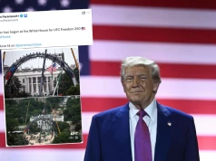 Na trawniku pod Białym Domem stanęła klatka do walk MMA pod patronatem Trumpa