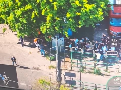 Kibic Granicy Kętrzyn chciał wnieść racę ukrytą w ubraniach na mecz ze Stomilem. Został zatrzymany