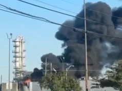 Pożar w zakładzie chemicznym w Stickney. Nad okolicą unosił się gęsty czarny dym