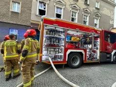 Pożary w Kornicach i Raciborzu oraz poszukiwania zaginionego. Pracowity dzień strażaków w powiecie raciborskim