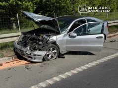 Zderzenie 4 pojazdów na trasie Salomea-Wolica