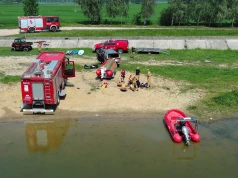 Sezon kąpielowy coraz bliżej. Strażacy ćwiczyli w Komorowie