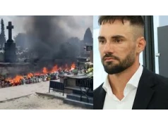 Spłonął grób Łukasza Litewki. Opiekun cmentarza zabrał głos: "Mówiłem, że do tego dojdzie"