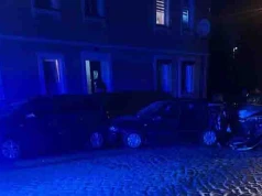 Kożuchów. Pijany 49-latek Hyundaiem rozbił trzy samochody (ZDJĘCIA CZYTELNIKA)