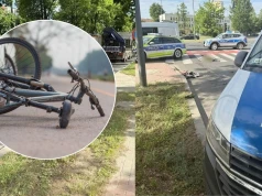 Tragedia w Płocku. Nie żyje 12-letnia rowerzystka potrącona przez ciężarówkę
