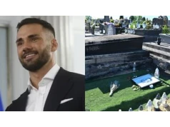 Grób Łukasza Litewki SPŁONĄŁ. Opiekun cmentarza twierdzi, że ostrzegał przed takim scenariuszem. "Mówiłem, że do tego dojdzie"