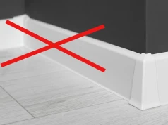 Białe listwy przypodłogowe żegnają się z pierwszym miejscem. Nadchodzi nowy trend