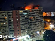Rosyjski dron uderza w blok w Rumunii