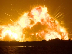 Rakieta New Glenn skończyła jako kula ognia. "Widok jak przy wybuchu bomby atomowej"