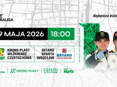 Już w ten piątek Włókniarz Częstochowa podejmie Spartę Wrocław